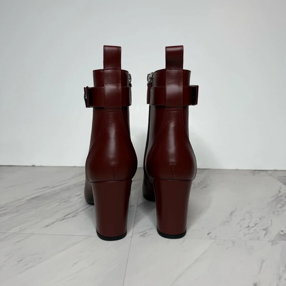 Longchamp brown red
